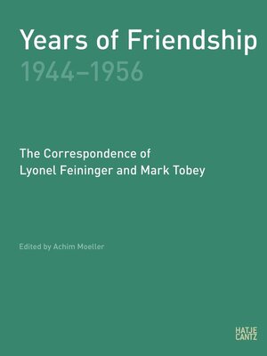 cover image of Years of Friendship, 1944-1956